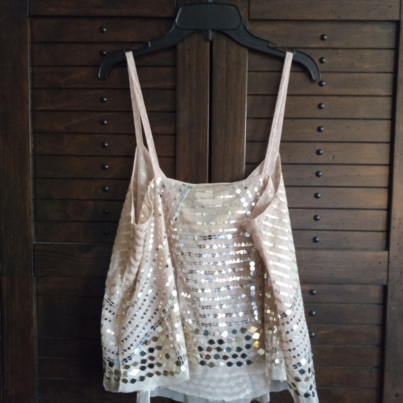 Anthropologie sequin sheer tank - Picture 6 of 8